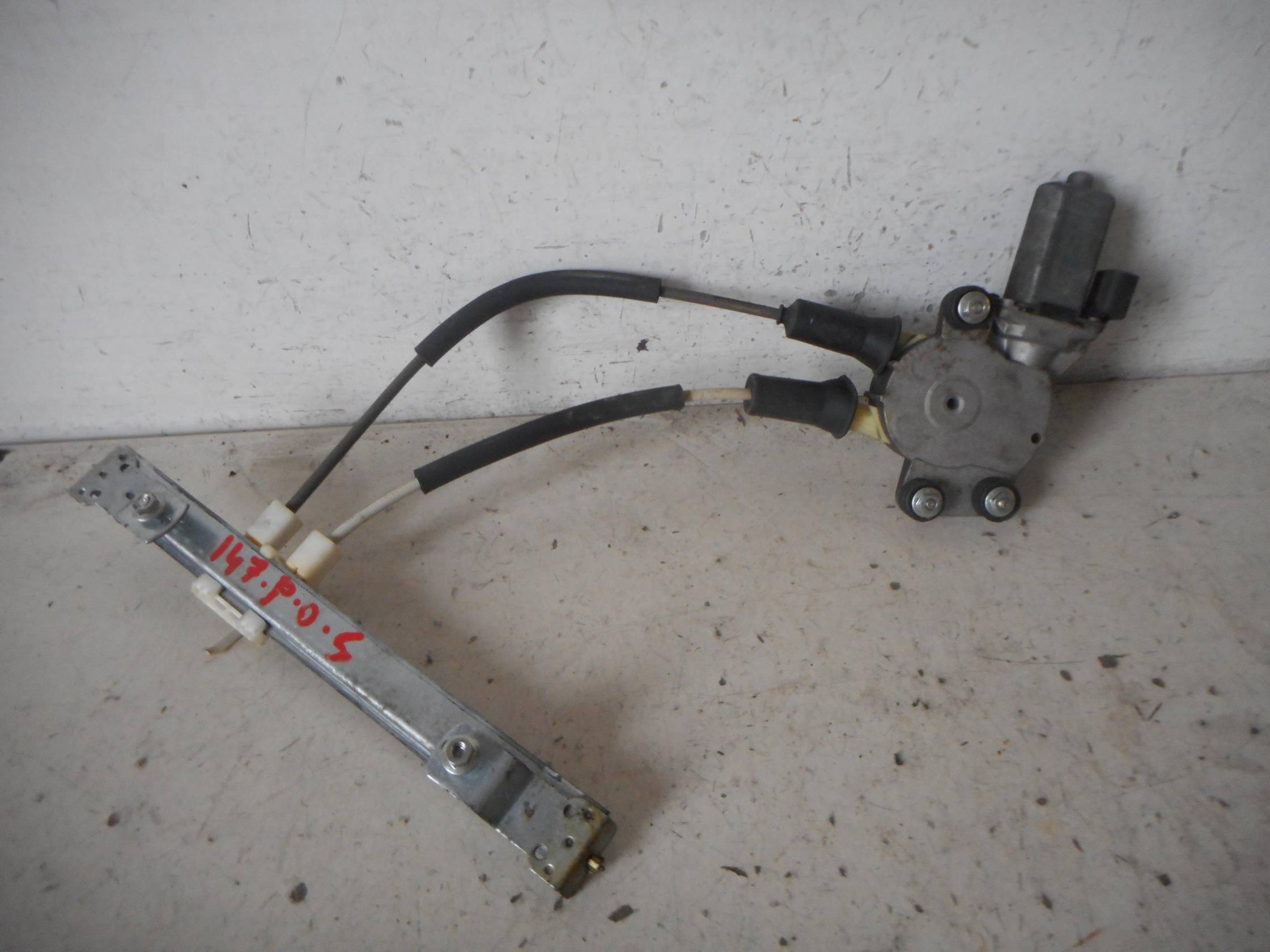 Alzacristallo elettr. porta post. sx.